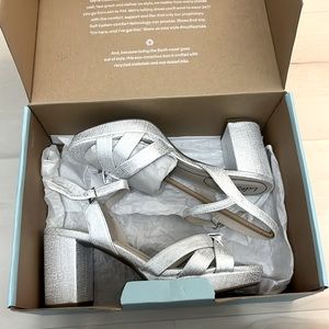 Silver Heels BRAND NEW with tags